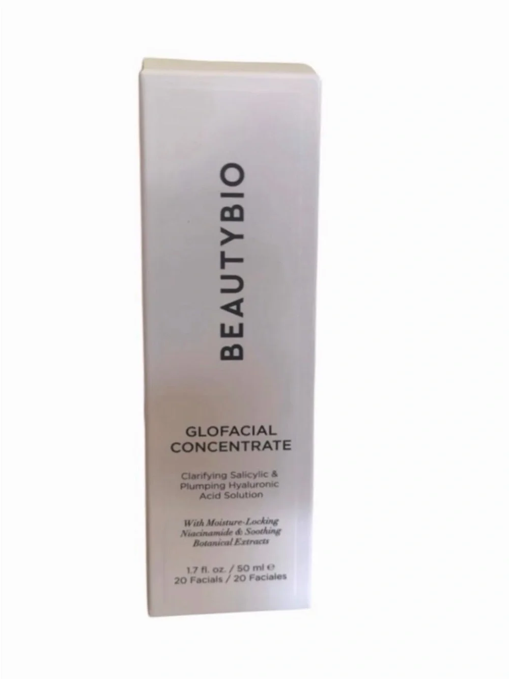 BeautyBio GloFacial Concentrate NIB Sealed a clarifying & plumping serum
